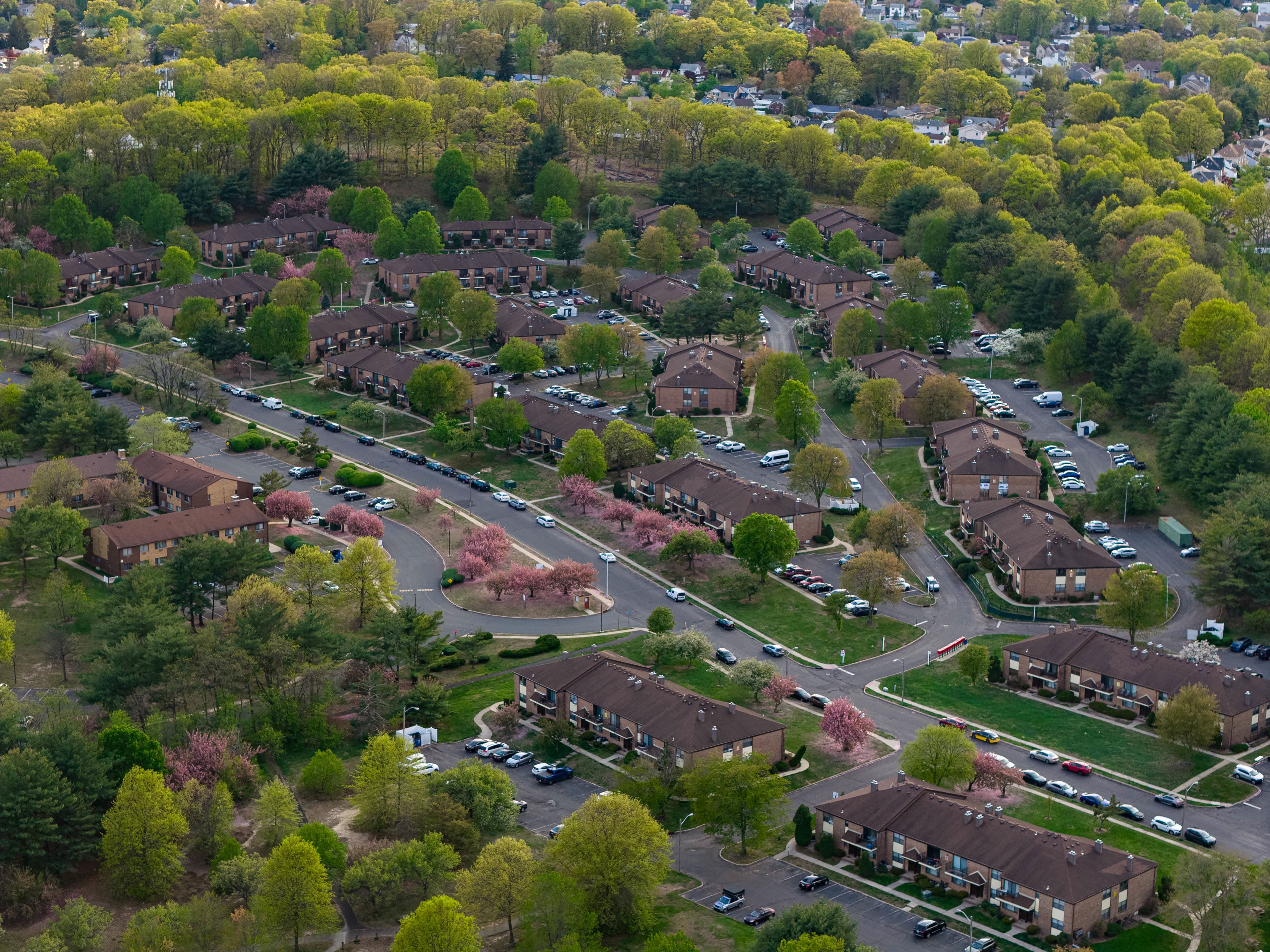 Brooklawn Gardens community aerial view